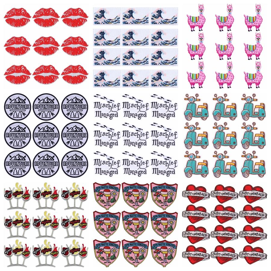 

10 шт./лот, оптовая продажа, вышивка, железные нашивки для одежды, нашивки для одежды, куртки, декор, аппликация, принадлежности для шитья