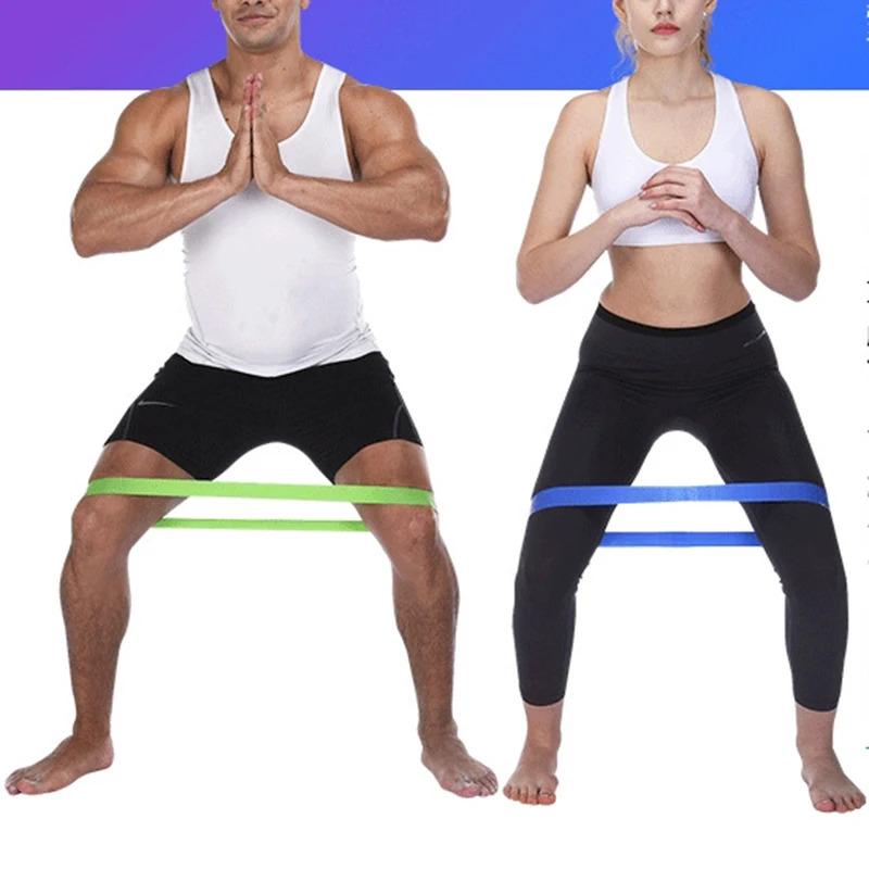 1/2/4Pcs Resistance Bands Fitness Set Rubber Loop Strength Training Workout Expander Yoga Gym Equipment Elastic Portable Pilates