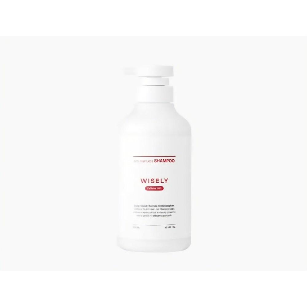Wisely Caffeine Shampoo for Hair Loss and Oily Hair 1 pcs 500ml