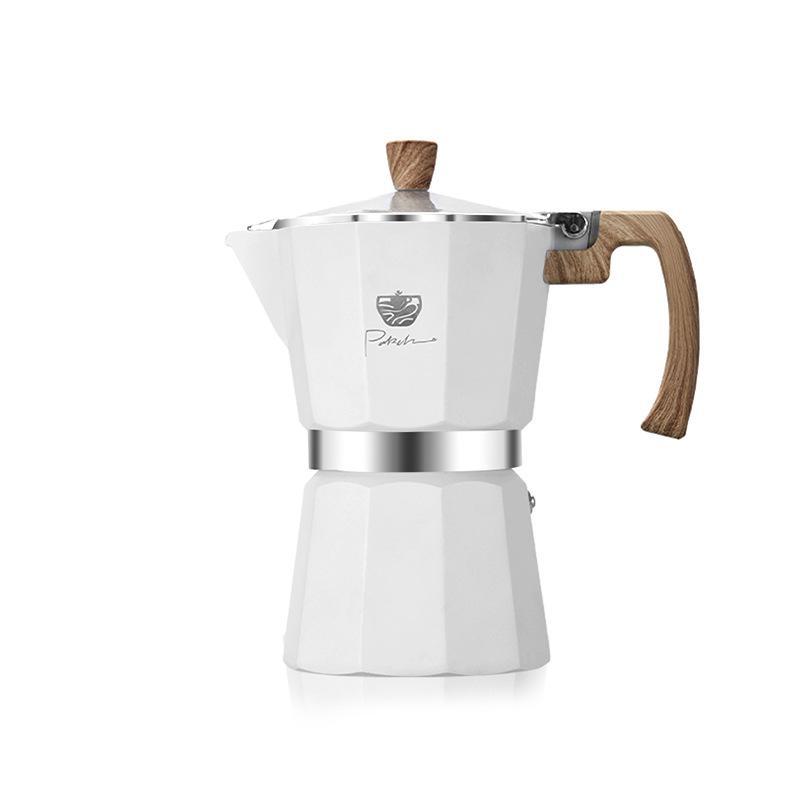 Ten-Sided Classic Moka Pot: Food-Grade Aluminum Espresso & Latte Coffee Maker