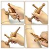 Wood Massage Stick Tool Natural Sandalwood Massager Acupoint Reflexology Tools For Full Body Relaxing Deep Tissue Foot Massage