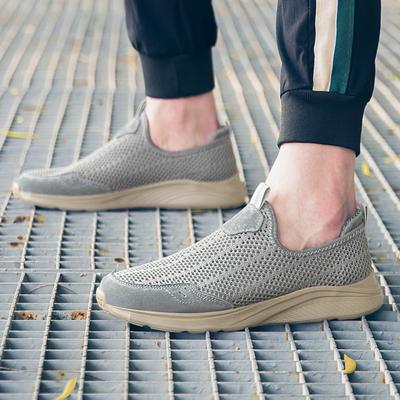 New Men Casual Breathable Walking Shoes Flat Designer Antiskid Loafers Classic Hollow Out Soft Bottom Outdoor Sneakers