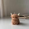 Highland Cow Shaped Silicone Candle Mold Reusable Animal Plaster Resin Crafts Mould for DIY Handmade Candles