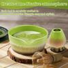 4 Pcs Matcha Whisk Set Elegant Matcha Making Kit Includes Matcha Bowl with Mouth Matcha Whisk Holder Bamboo Matcha Whisk Tea
