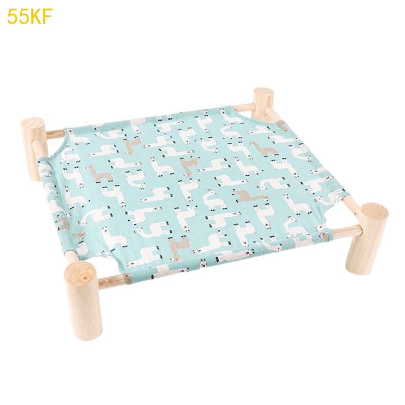 55KF Bequeme Haustiermöbel Schaukel Bettlaken Feldbett Kissen Welpen Schlafbett Ersatzbettlaken