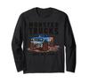 Monster Trucks Are My Jam Vintage Monster Truck Enthusiast Long Sleeve T-Shirt