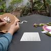 4Pcs Transparent Acrylic Quilting Templates Geometric Pattern Stencils for Embroidery Tracing Machine Quilting Tool Sewing