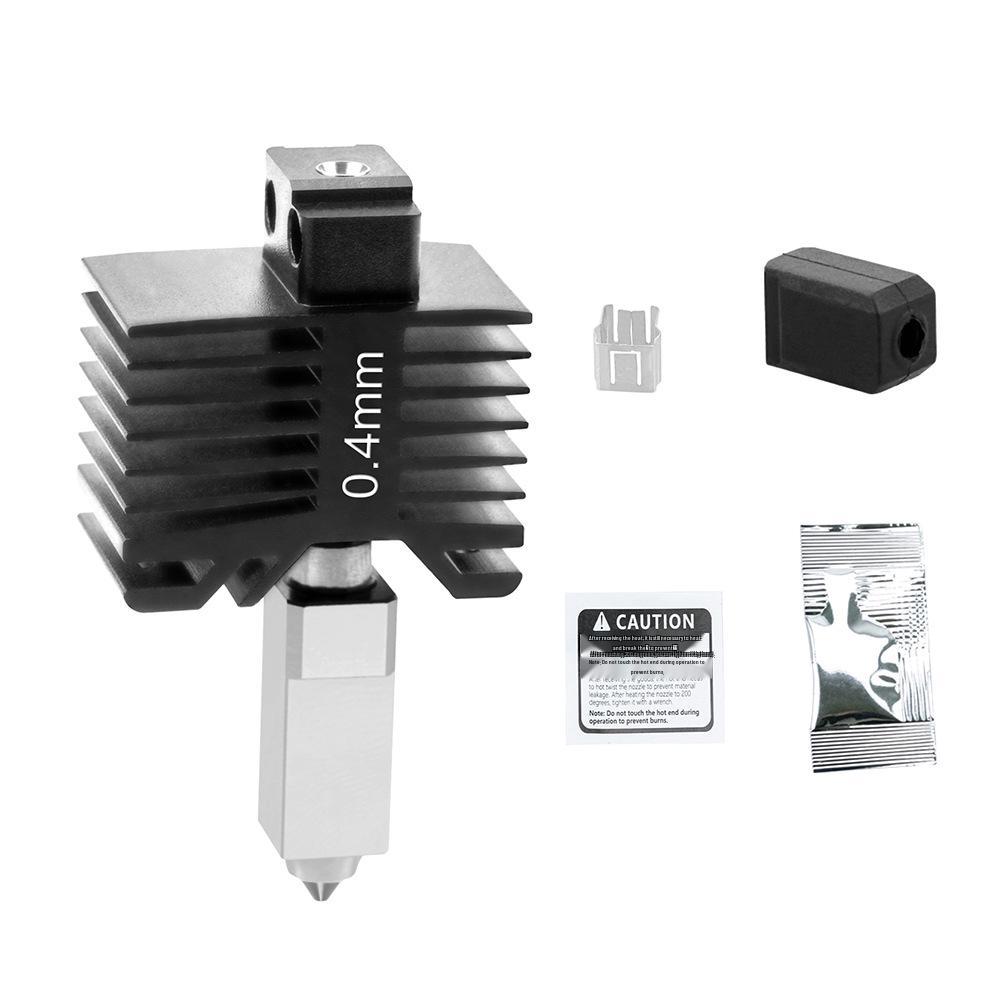 Bamboo X1/P1 Series 3D Printer Upgrade: All-Metal Hotend with Hardened Steel Nozzle