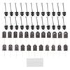 48Pcs Graveyard Theme Cupcake Toppers For Halloween Parties With Mini Shovel Spoons Included
