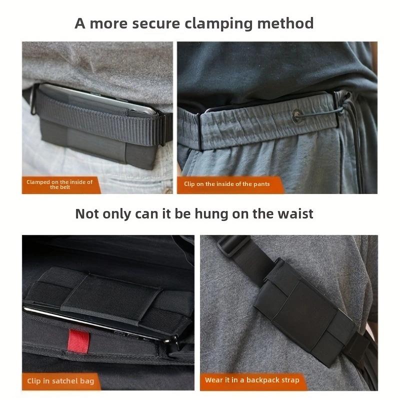 Men's Sports Invisible Mobile Phone Waist Bag Portable Waist Bag Women's Outdoor Work Elastic Mobile Phone Bag