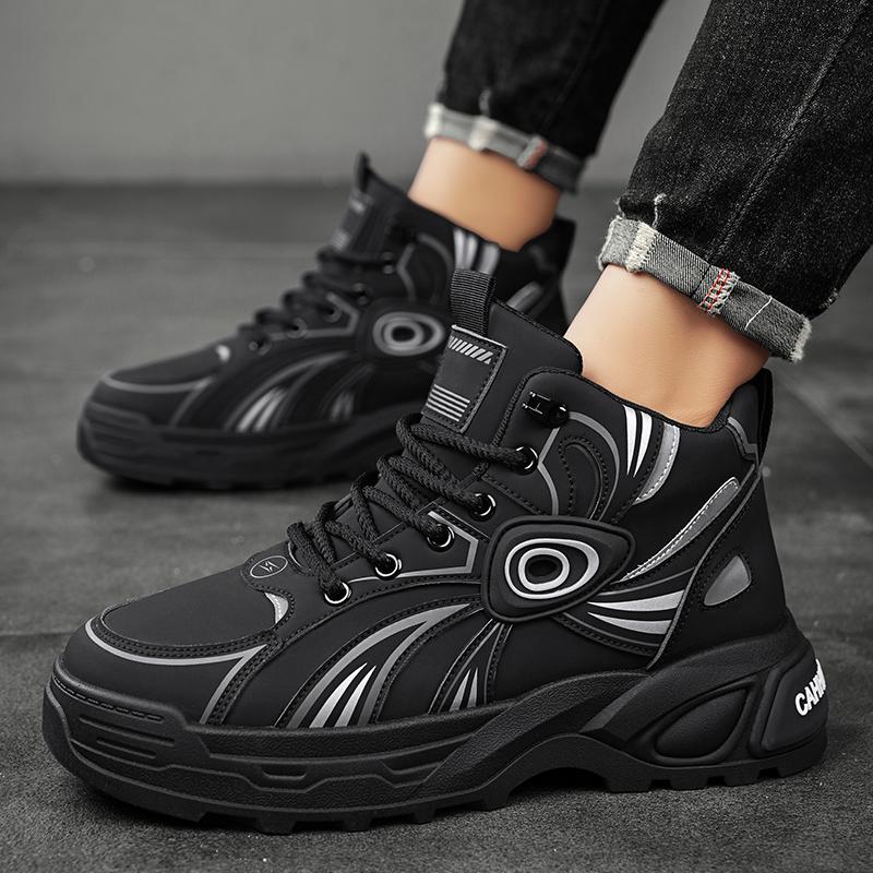 Fashion CYYTL Mens Boots Ankle Cowboy Combat Winter Leather Tactical Motorcycle Chelsea Casual Shoes Work Outdoor Hiking Designer Luxury