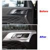 For GWM Tank 300 2024 2024 RHD LHD Inner Door Handle Frame Cover Trim Interior Accessories Black Carbon Decor Refit Sticker