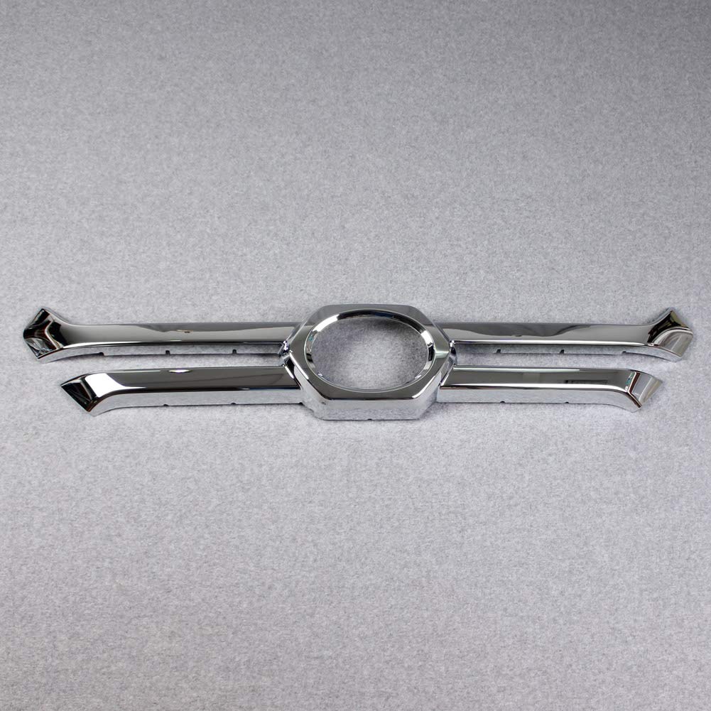 RUIQ Chrome Front Bumper Grille Garnish for Toyota New RAV4 Adventure XA50 Series (5th Generation)