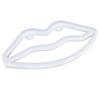 LED Neon Light Lip Neon Sign Night Light for Living Room Bedroom Club Bar USB/Battery Powered Blue