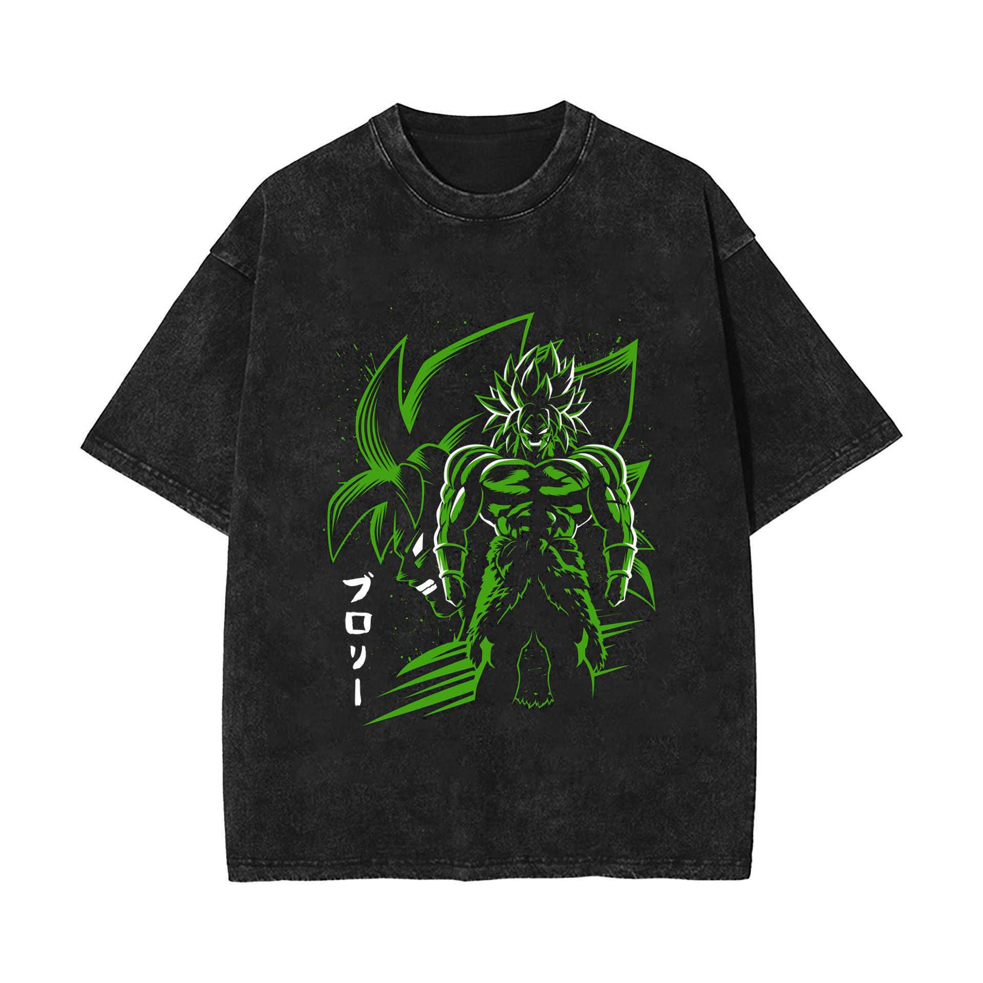 

Dragon Ball Oversize Tshirts unisex Anime Character Casual Streetwear Hip Hop Short Sleeve Tops Vintage Washed new tops 2XL