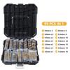 99pcs Straight Shank   Drill Set High-Speed Steel Ti-Plating Drill Bits Kit Punching and Drilling Accessory   Drills with Storage Box