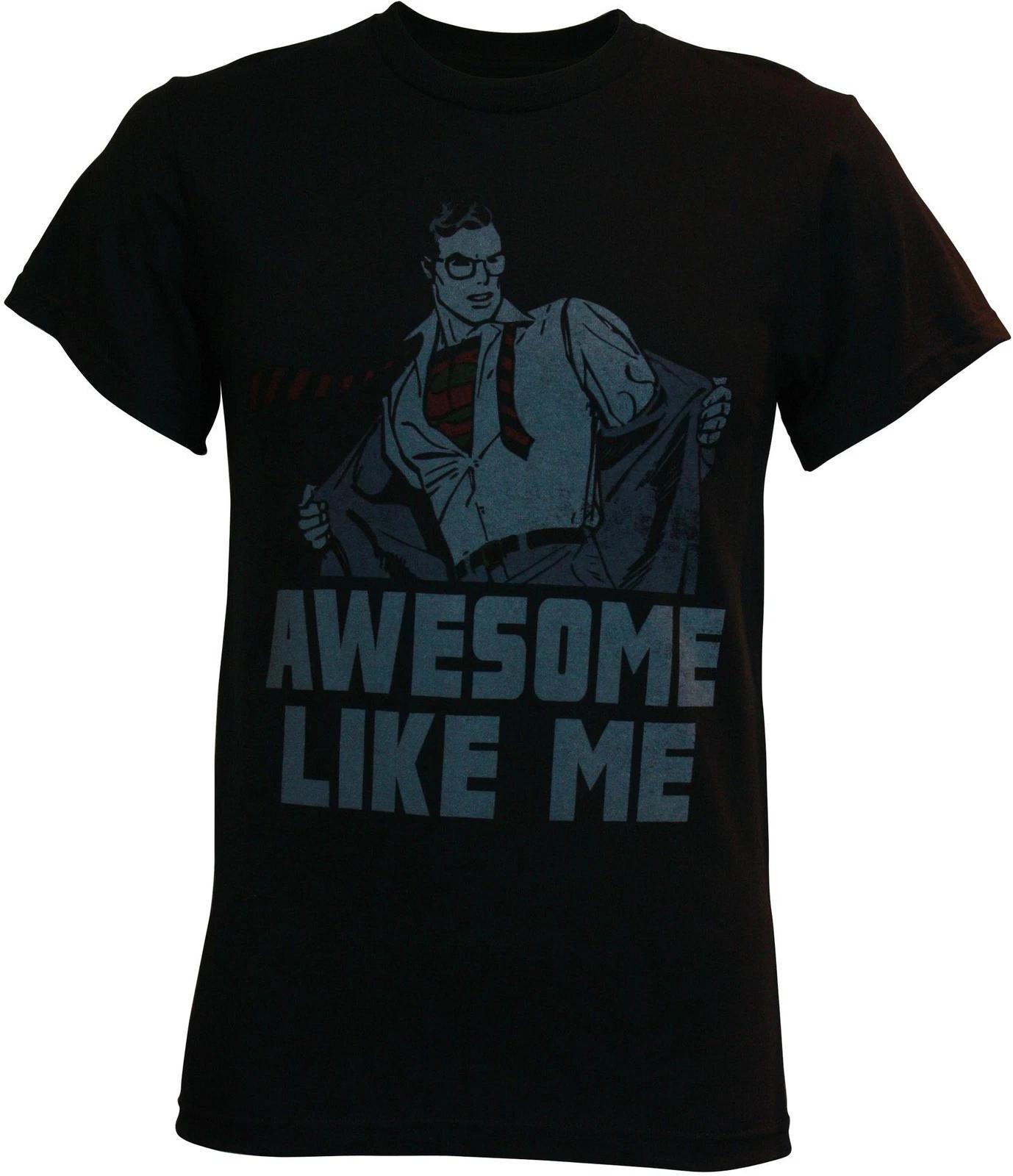 Superman Awesome Like Me Men s T-Shirt, Small S