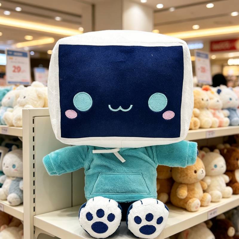 Tower Defense Simulator Narrator Minbitt Tv Plush Doll Stuffed Toy With Soft Pp Cotton For Kids And Collectors