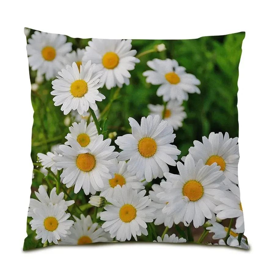 Office Sofa Cushion Plant Flower Decor Cover Luxury Home Decor Cushion Cover