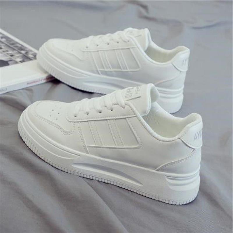

Fashion 2024 New Spring and Autumn Women s Casual Sports Shoes Comfortable and Breathable Women s White Shoes Women s Tennis Shoes 35 белый