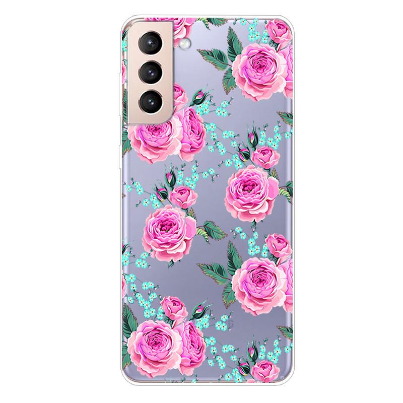 For Samsung S21 FE Case TPU Silicone Soft Clear Case for Samsung Galaxy S 21 / S21 Plus 5G Cover S21 Ultra FE Transparent Coque