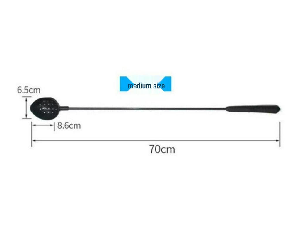 80cm Carbon Floating Ice Blue Super Hard Baiting Spoon - Lightweight Parabolic Long Cast Fishing Device