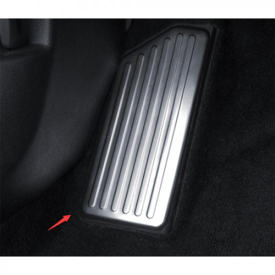 For Kia K5 - Stainless Car Left Side Foot Rest Pedal Panel Cover Trim 1x