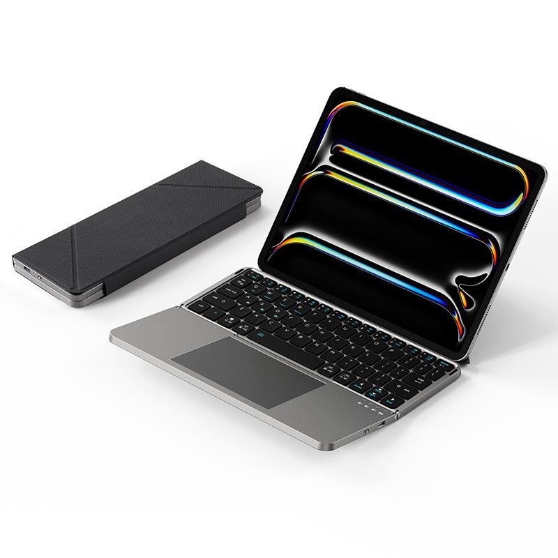 Universal Foldable Bluetooth Keyboard: Portable, Lightweight, Rechargeable, for Phone & Tablet