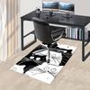 Office Carpet Cute Cats Design Perfect for Sofa Protection Under Chairs