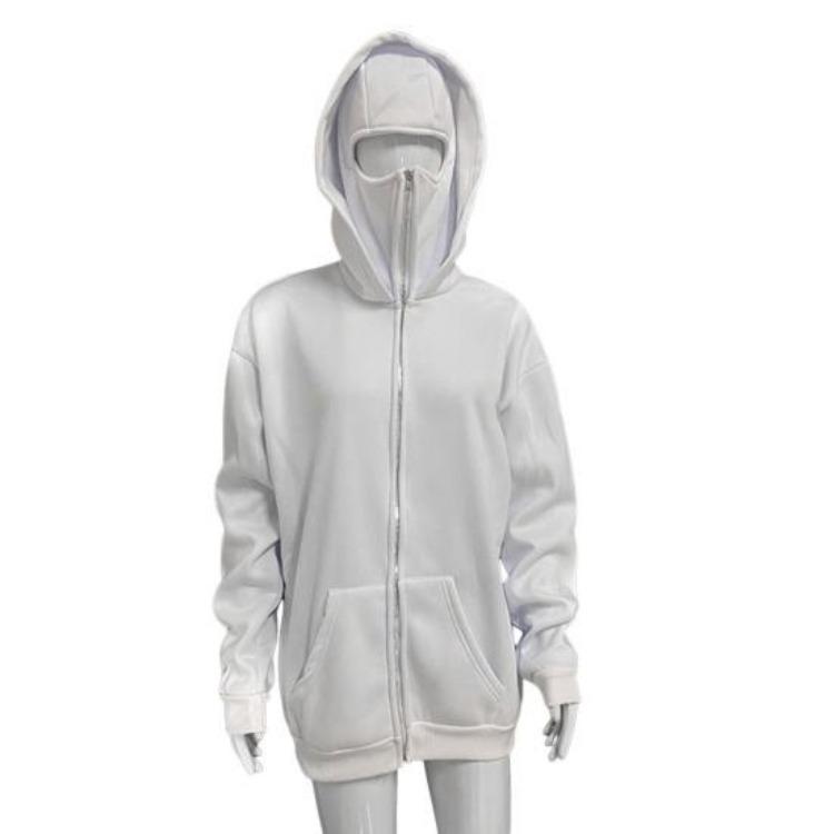 Warm Winter Hoodie Coat Unisex Thick Double Hooded Sweatshirt Jacket Loose Fit Casual Solid Color