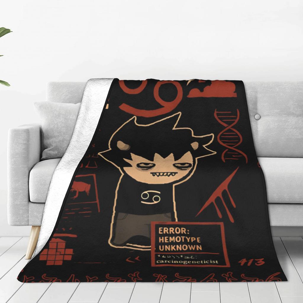 Homestucks Karkat Vantas Decke Mehrere Größen Super Weich Gemütlich Überwurfdecken für Couch Sofa und Bett