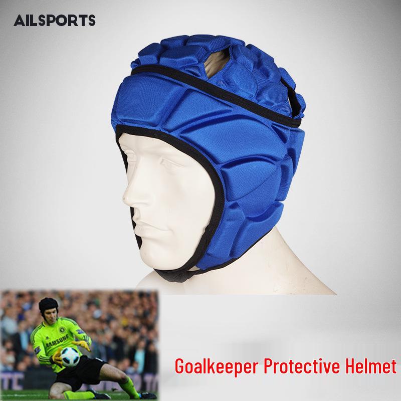 Thick Long Sleeve Goalkeeper Jersey Set with Knee Pads, Elbow Pads, and Helmet Armor