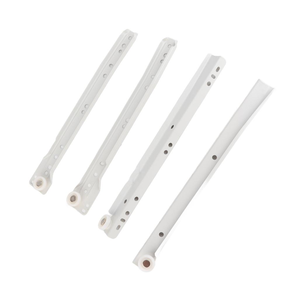 Kit de glisiere sertar din oțel laminat la rece Îngroșați dulap șină Feronerie pentru mobilier