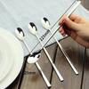 AOOSY Long Handle Spoon, Coffee Stirrers, 9-inch Ice Tea Spoon,Premium 18/10 Stainless Steel Iced Teaspoon for Mothers Milks Tea Mixing Cocktail