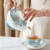 Luxury Coffee Set ,European Bone China Tea Cup Set,Coffee Organizer,English Afternoon Tea Party,Home Tableware