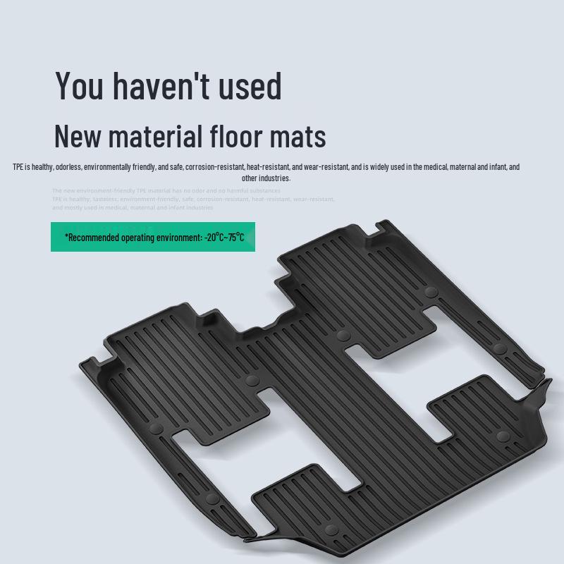 Ideal I8 Car Floor Mat Set: Compatible with 25 Models - Includes TPE Floor, Trunk, and Seat Back Mats.