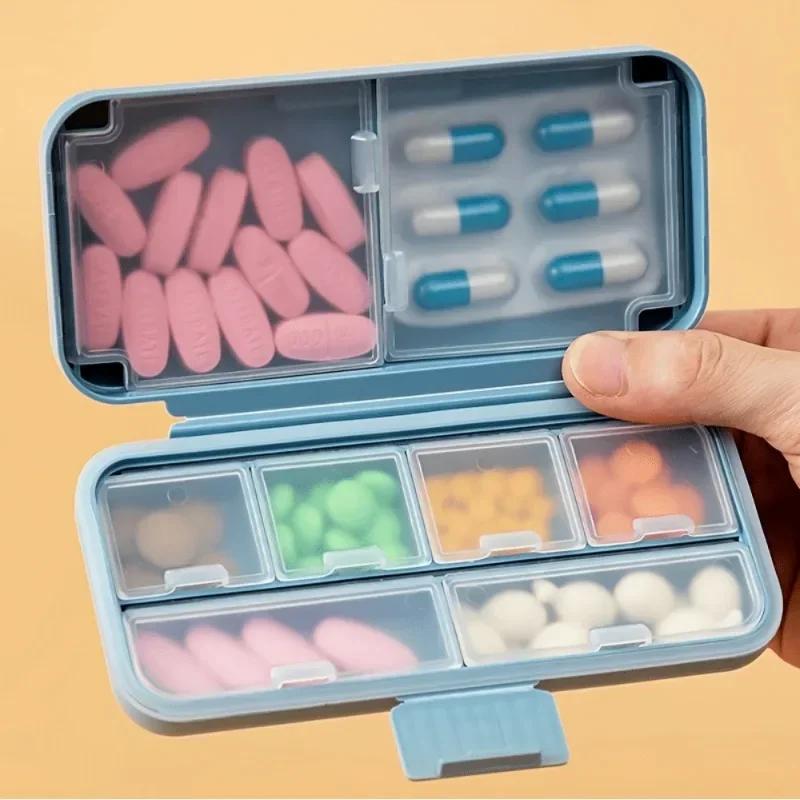 Multi-grid Pill Storage Box Portable Medicine Box Travel Pill Organizer Daily Pill Case Portable Medicine Vitamin Container