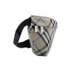 Burberry Adjustable Mesh Shoulder Strap Waist Bag with Zipper Closure Polyester Men's Moss Green