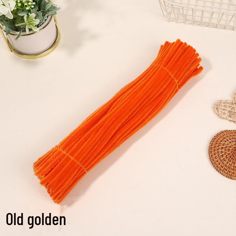 Velvet Chenille Stems: Mixed Color Macaron Twist Sticks