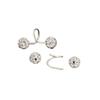 1 Pair Double-ended Stud Earrings Spiral Piercings Luxury Earrings Rhinestone Earrings  Women