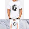 Stylish Digging The Moon T-shirt Men's Customized Printed Funny Cotton Short Sleeve