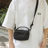 Women Nylon Small Handbag Men Waterproof Lightweight Shoulder Bag Solid Color Crossbody Mobile Phone Bag