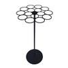 Wall-Safe Display Medal Hanger Black Storage Holder 360-degree Rotation Holds Over 45 Medals 15 Reinforced Rings