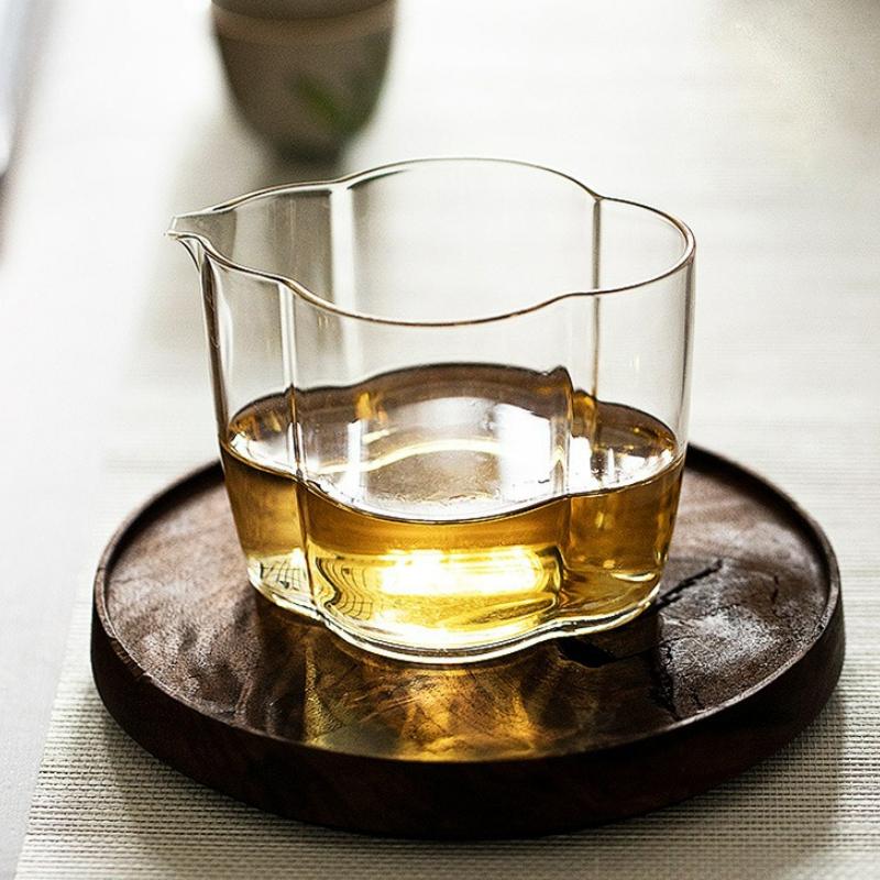 Japanese Style Transparent Heat Resistant Glass TeaCup Handmade Single Tea Pot Kung Fu Tea Cup Tea Set Accessories 2025 New
