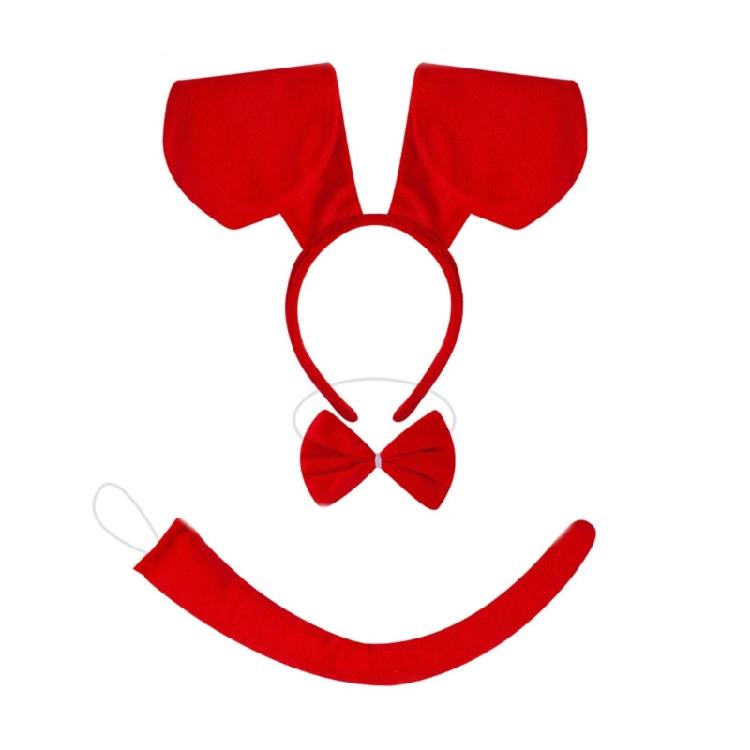 Hund Cosplay Kostüm Dekorationen Zubehör Kinder Hund Verkleiden Festival Plüsch Schmuck Süßes Hund Stirnband Cosplay Requisiten