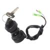 27005-1201 Motorcycle Ignition Key Switch with 2 Keys For Kawasaki KLF220 KLF250 KLF300 KLF400 KVF300 KVF400 Lakota 300