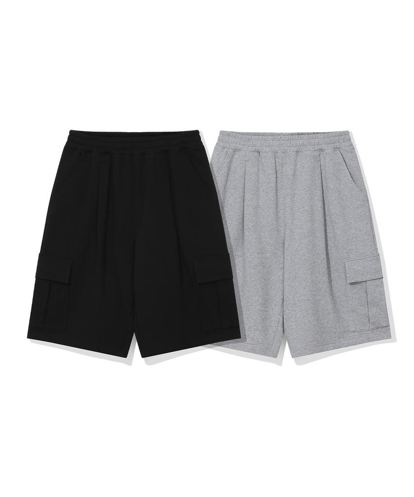 BEENTRILL Standard Cargo Bermuda Pants (Black)