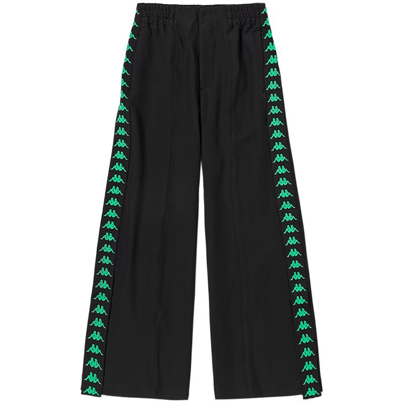 Kappa Women s Retro Wide-Leg Track Pants M