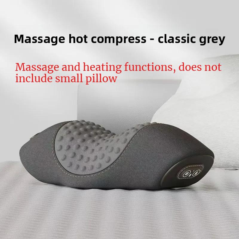 Electric Neck Massager Pillow Cervical Stretcher Heating Vibration Massage Orthopedic Sleeping Pillows Support
