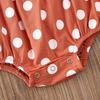 Summer Baby Newborn Toddler Infant Baby Girl Hat Jumpsuit Bodysuit Dots Print Clothes Sunsuit Clothing